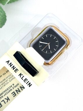 Anne Klein Metal Apple Watch Bumper Case – 45mm (Gold) NWT